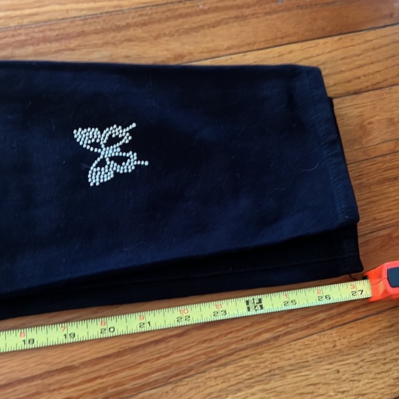 PacSun Size 23 Ultra High Rise Jean With Butterfly Detains NWT 🦋🦋 - Picture 4 of 8